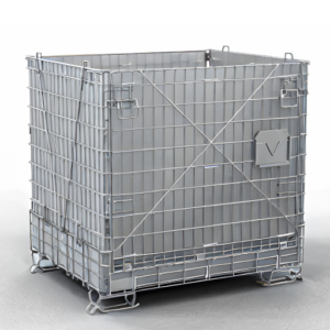 Mesh container  standard with PP plate1200 x 1010 x h1194 mm