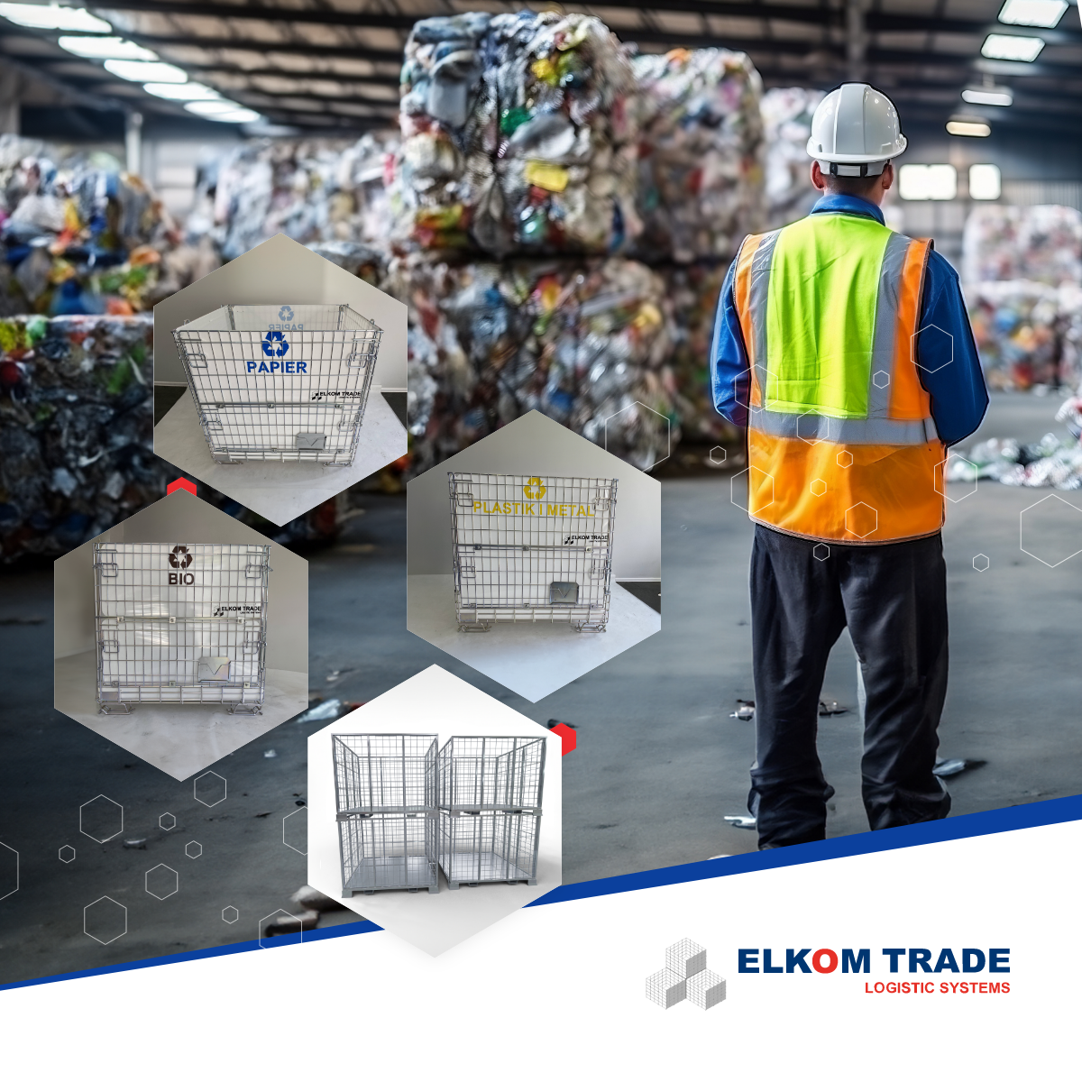 Improvements from Elkom Trade. Support for recycling industry