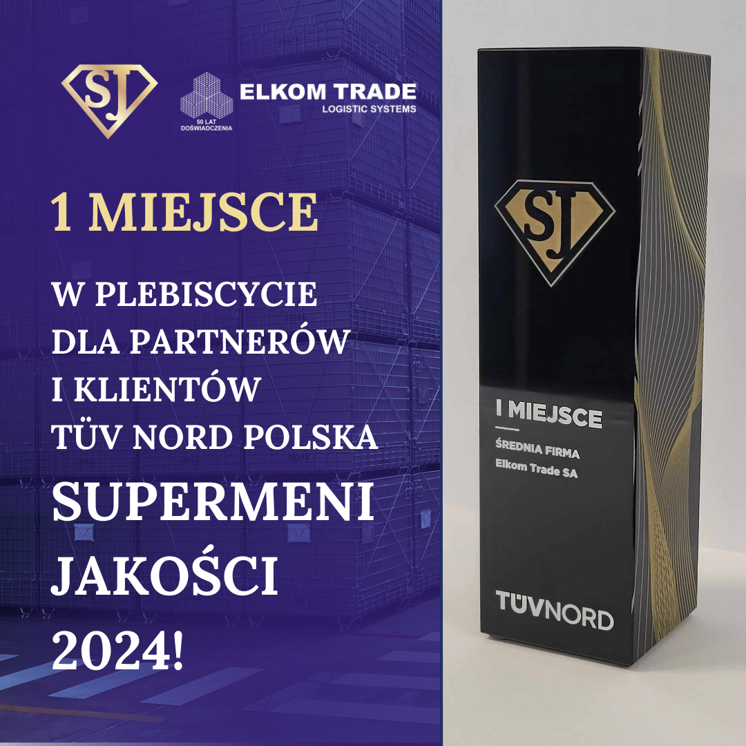 Elkom Trade ponownie na I miejscu w plebiscycie Supermeni Jakości!